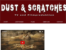 Tablet Screenshot of dustandscratches.de